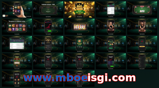 Main screen of Www.mboeisgi.com bet page for PK players