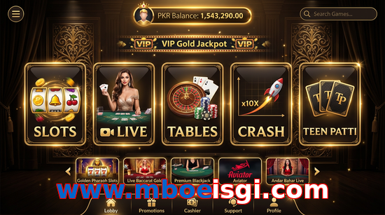 Main screen of Www.mboeisgi.com casino page for PK players