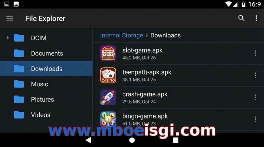 Main screen of Www.mboeisgi.com gameapk page for PK players